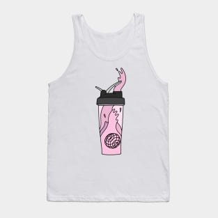 Strawberry Pink Protein Shake Shaker Tank Top